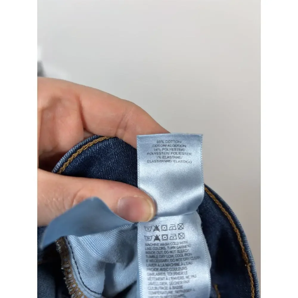 Lucky Brand 410 Athletic Straight Jeans Mens 34x30 Blue Stretch